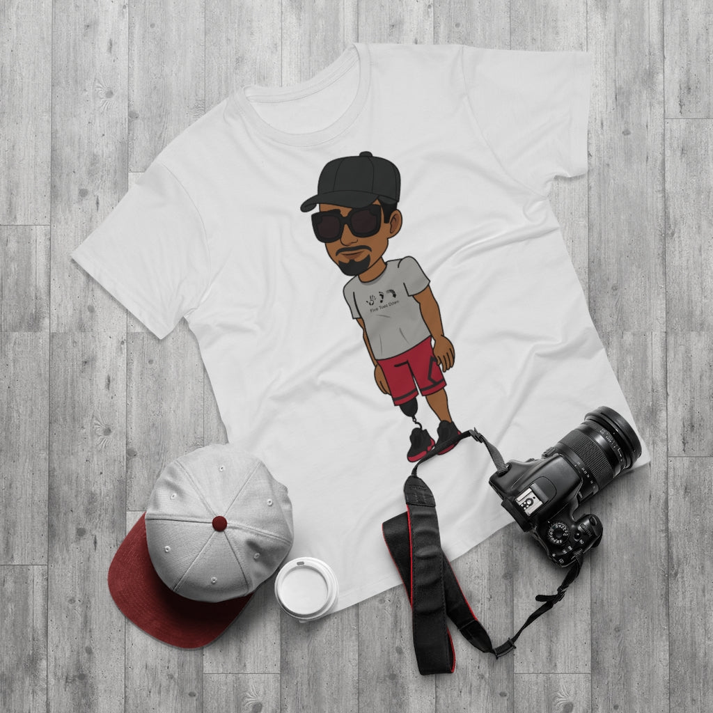 Five Toes Down Henry the Amputee Single Jersey Men's T-shirt