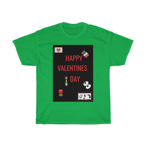 Five Toes Down Happy Valentines Unisex Tee