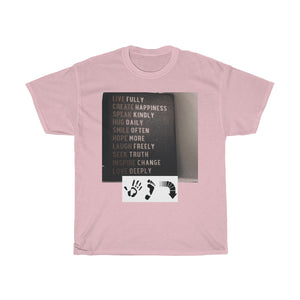 Five Toes Down Words to Live By Unisex Tee