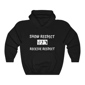 Five Toes Down Show Respect Unisex Heavy Blend Hooded Sweatshirt