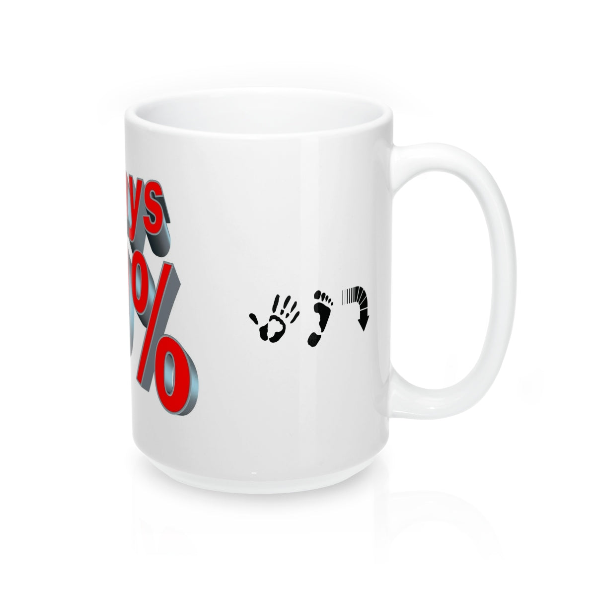 Five Toes Down 100% Mugs