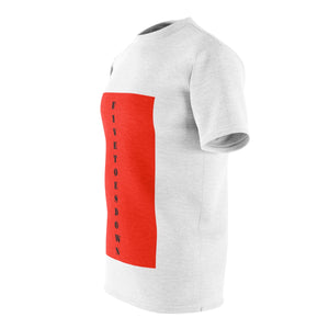Five Toes Down Vertical Unisex Cut & Sew Tee