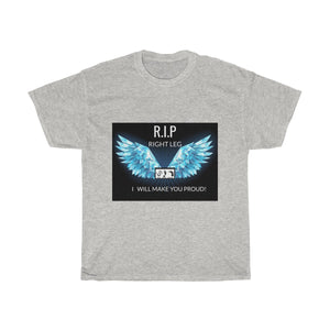 Five Toes Down R.i.p Right Leg Unisex Tee