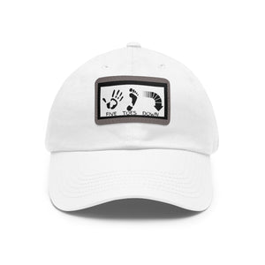 Five Toes Down Logo Hat with Leather Patch