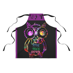 Five Toes Down Owl Apron