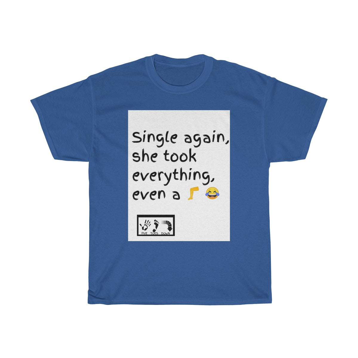 Five Toes Down She Took Unisex Tee