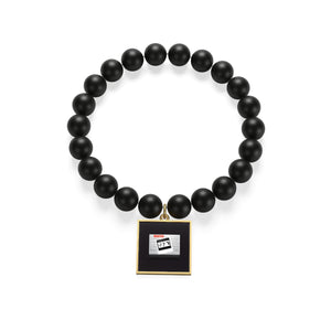 Five Toes Down Wanted Matte Onyx Bracelet