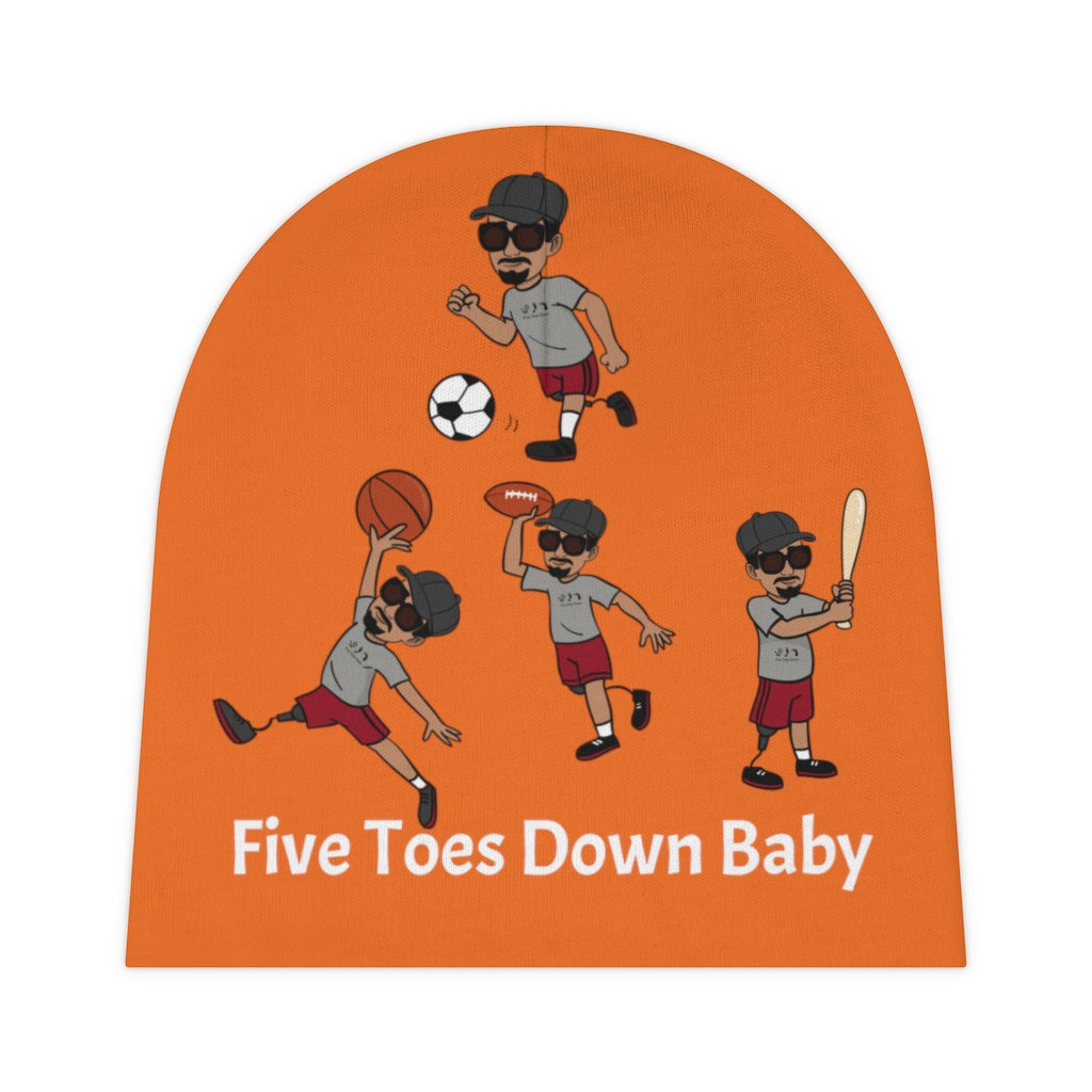 Five Toes Down Baby Beanie Sports