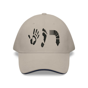 Five Toes Down Sandwich Brim Hat Embroidered