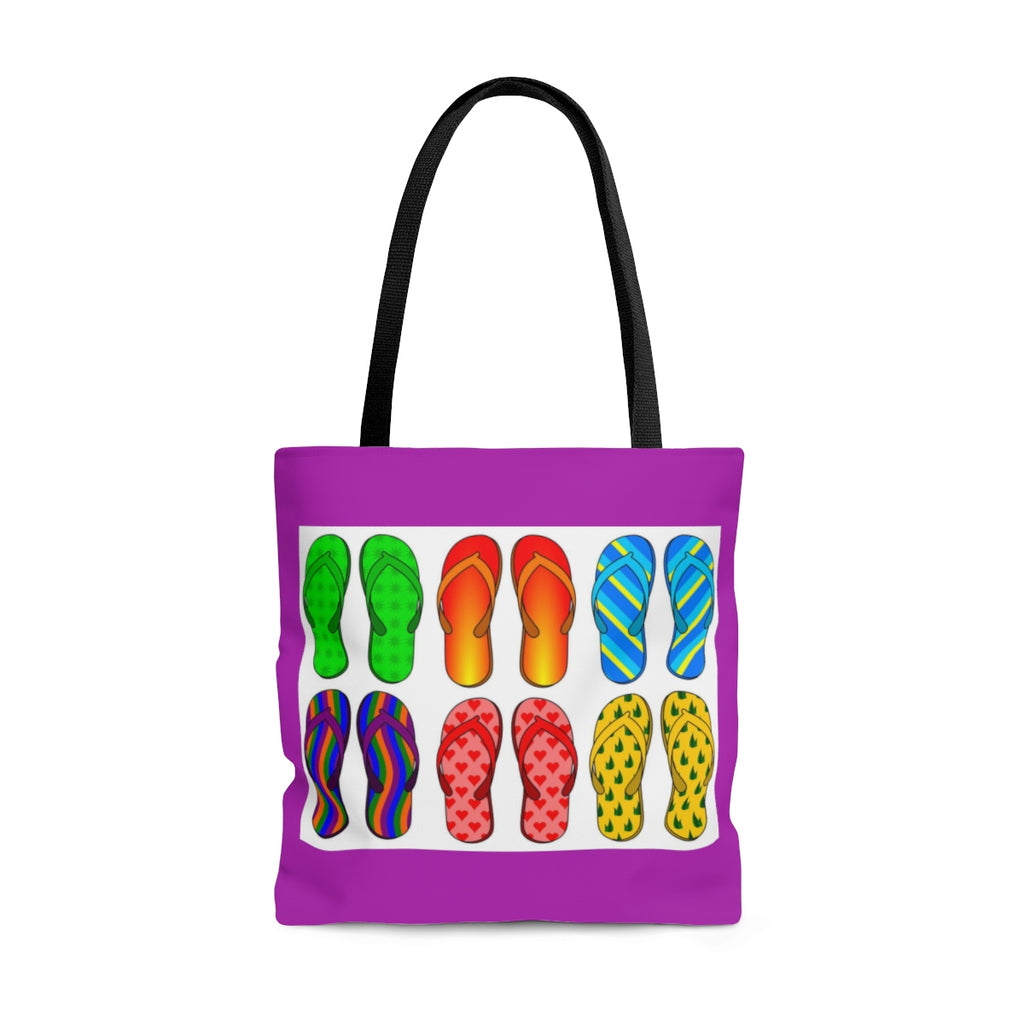Five Toes Down Flip Flop Tote Bag