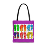Five Toes Down Flip Flop Tote Bag