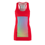 Five Toes Down Dizzy Red Cut & Sew Racerback Dress