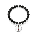 Five Toes Down Henry Matte Onyx Bracelet