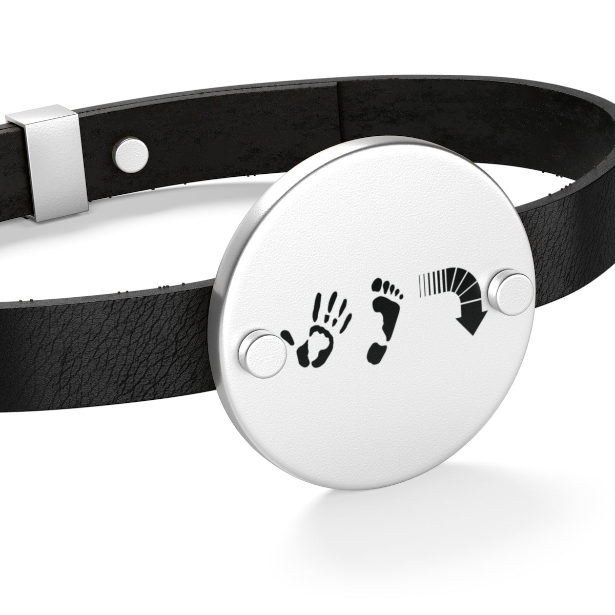 Five Toes Down Leather Bracelet