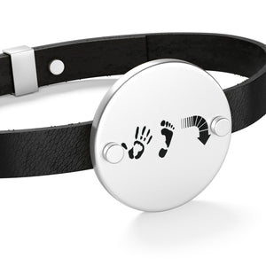 Five Toes Down Leather Bracelet