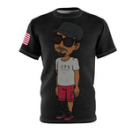 Five Toes Down Henry Blk Unisex Cut & Sew Tee