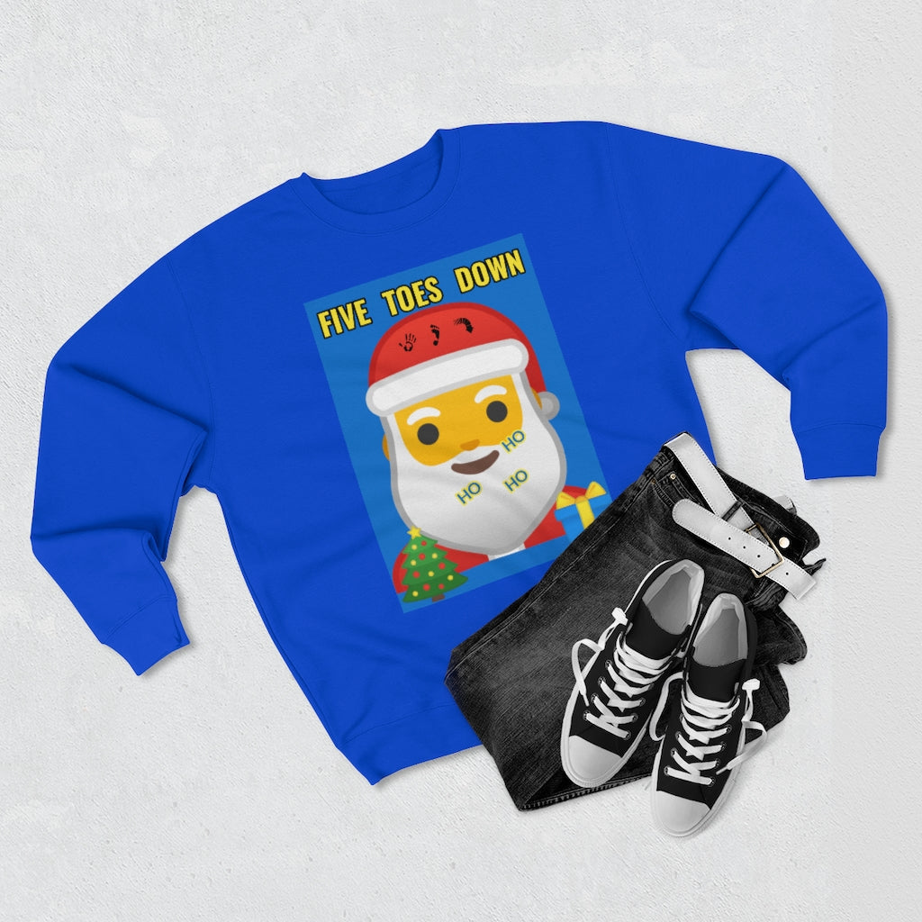 Five Toes Down Santa Unisex Sweatshirt