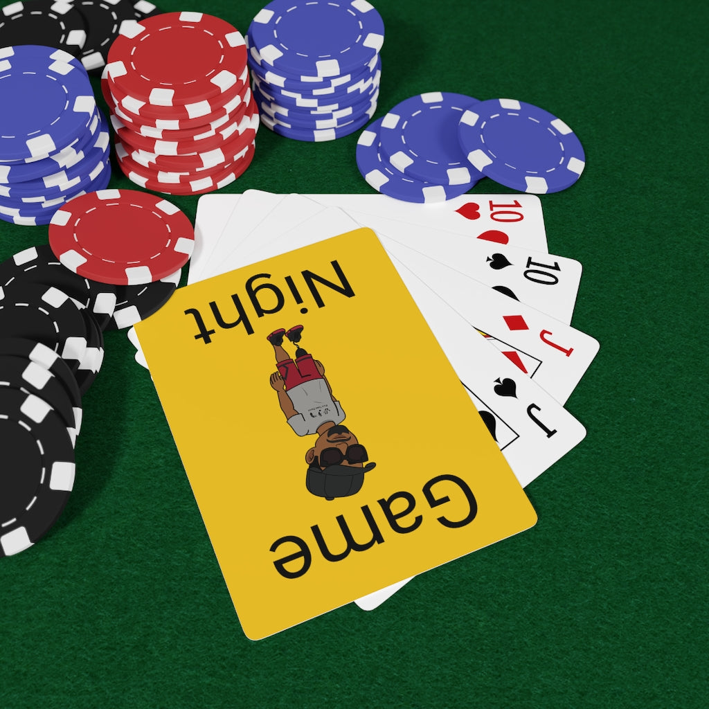 Five Toes Down Game Night Poker Cards