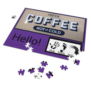 Five Toes Down Coffee 252 Piece Puzzle
