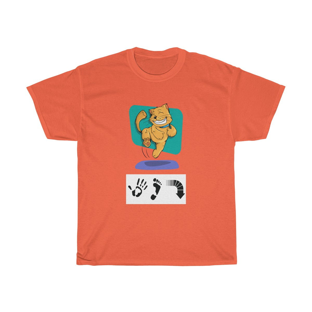 Five Toes Down Cat Dance Unisex Tee