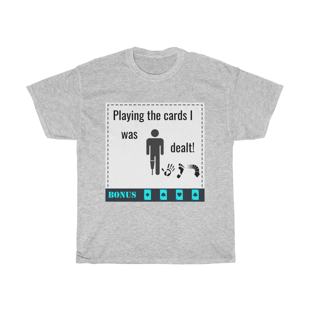 Five Toes Down Play Cards Dealt Unisex Tee