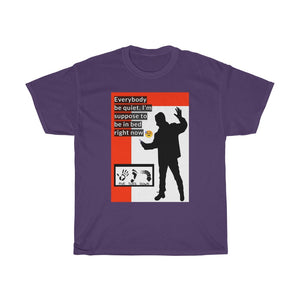 Five Toes Down Be Quiet Heavy Cotton Tee