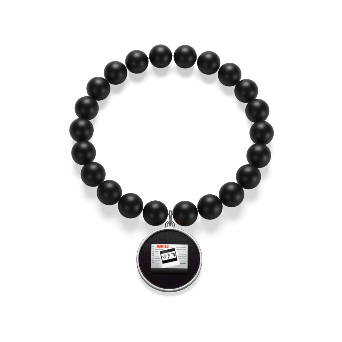 Five Toes Down Wanted Matte Onyx Bracelet