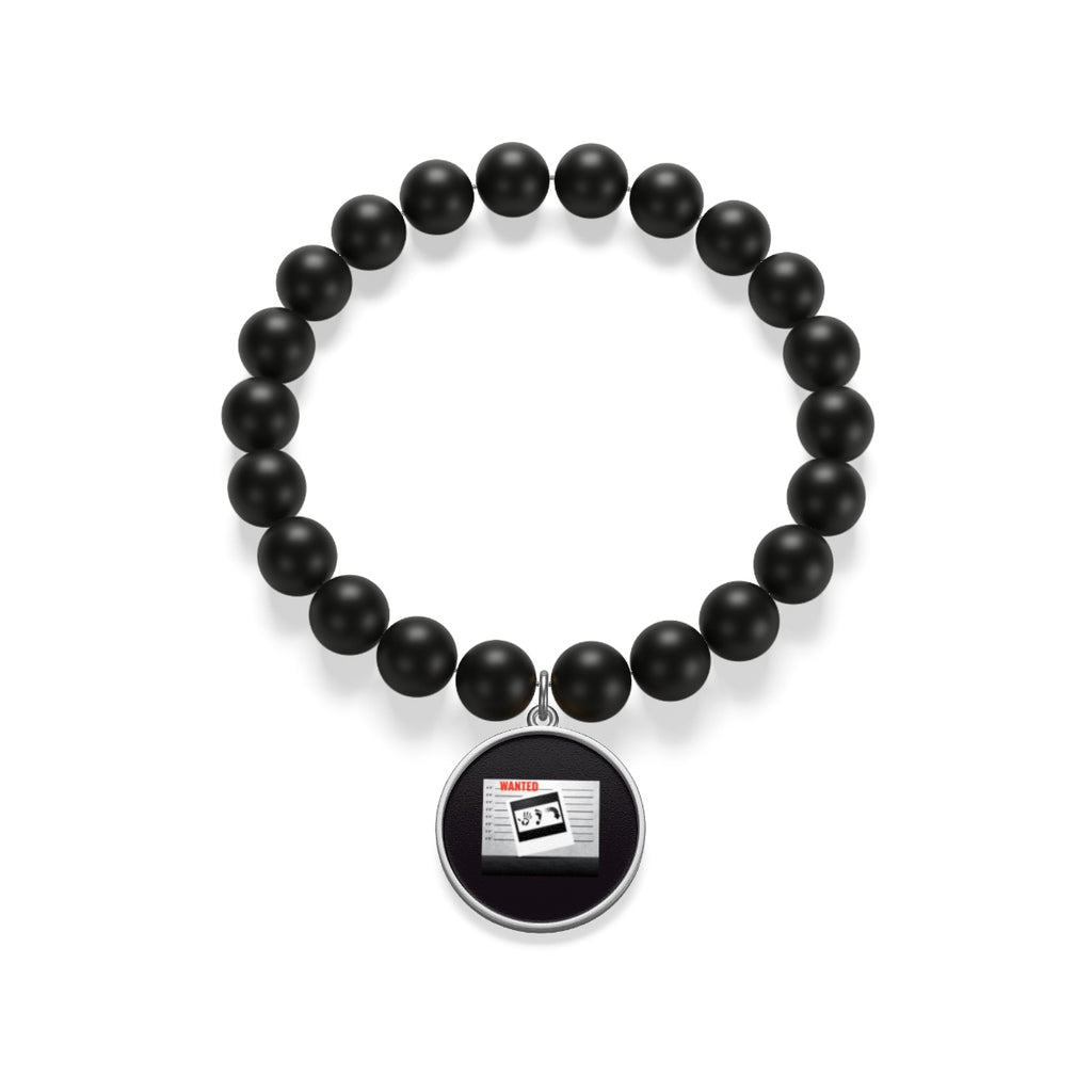 Five Toes Down Wanted Matte Onyx Bracelet