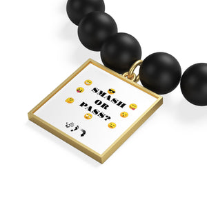 Five Toes Down Smash/Pass Matte Onyx Bracelet