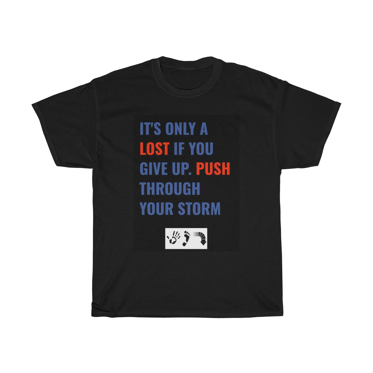 Five Toes Down Push Through Unisex Tee