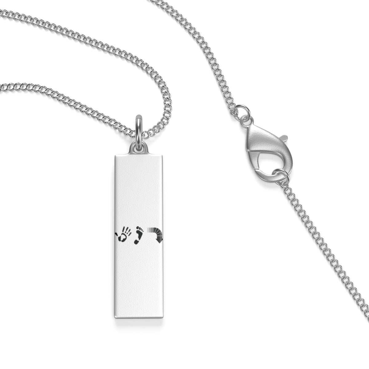 Five Toes Down Single Loop Necklace